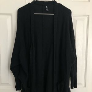 American Eagle Black Knit Cardigan